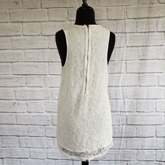 Gibson Lace Back Woven Tank Top Size Small - Picture 2 of 8